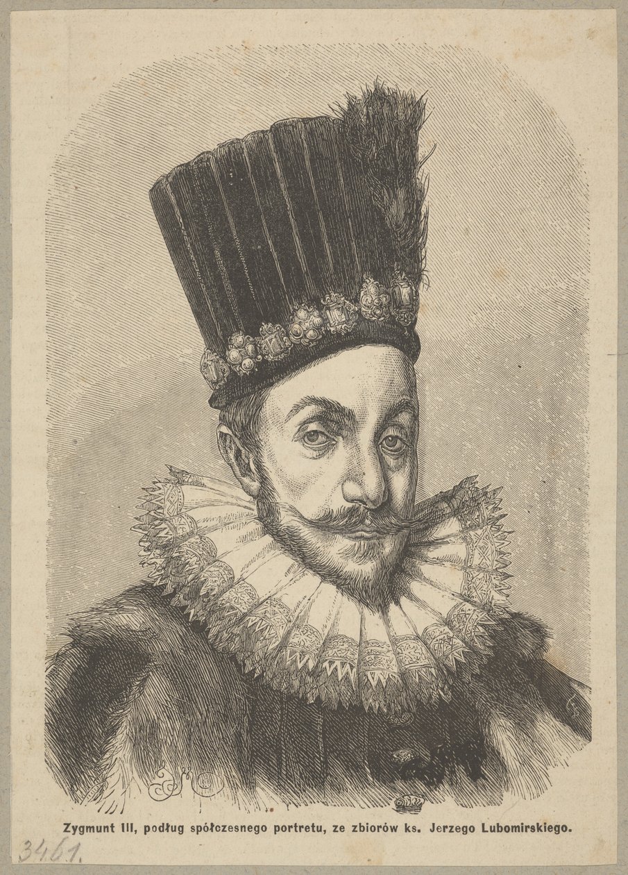 Sigismund III Vaasa (1566-1632), Puolan kuningas ja Liettuan suuriruhtinas vuosina 1587-1632 tekijältä Jan Matejko