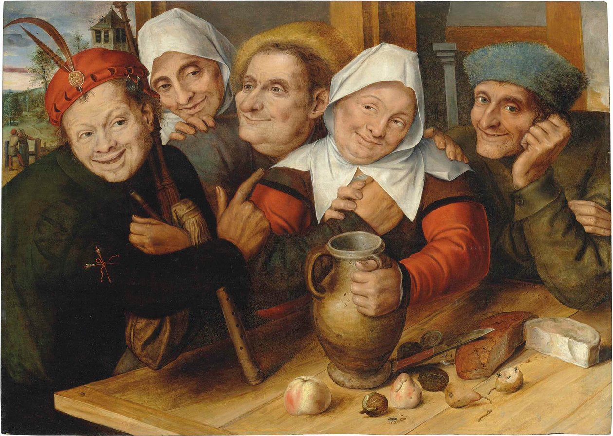 Iloinen seurue tekijältä Jan Matsys