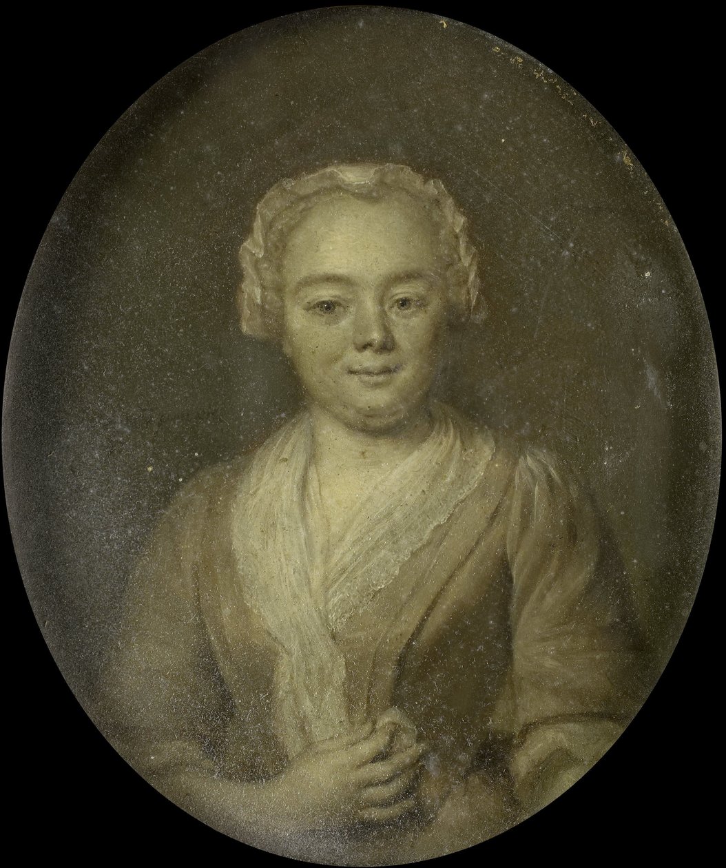 Bernardus de Boschin vaimon Margaretha van Leuvenighin muotokuva tekijältä Jan Maurits Quinkhard