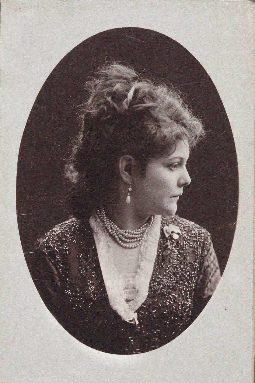 Pianisti ja säveltäjä Sophie Menterin muotokuva 1846-1918, 1893. tekijältä Jan Mieczkowski