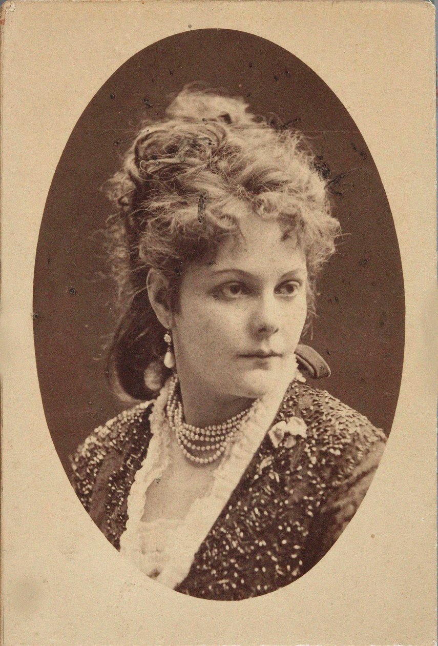 Pianisti ja säveltäjä Sophie Menterin muotokuva 1846-1918, 1893. tekijältä Jan Mieczkowski