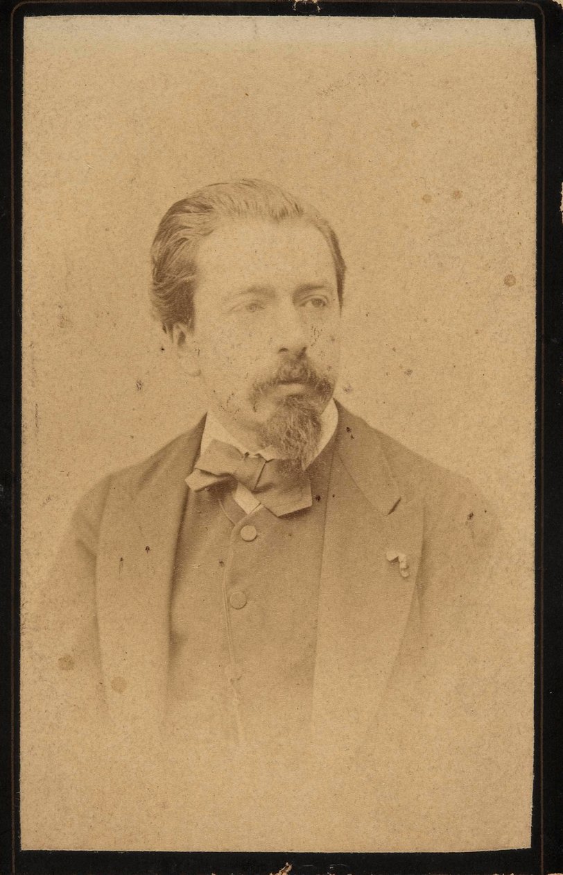 Viulisti ja säveltäjä Henryk Wieniawskin muotokuva 1835-1880. tekijältä Jan Mieczkowski
