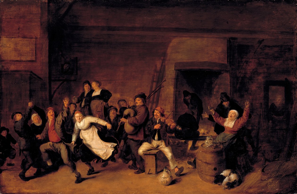 Juhlakohtaus, n. 1650. tekijältä Jan Miense Molenaer