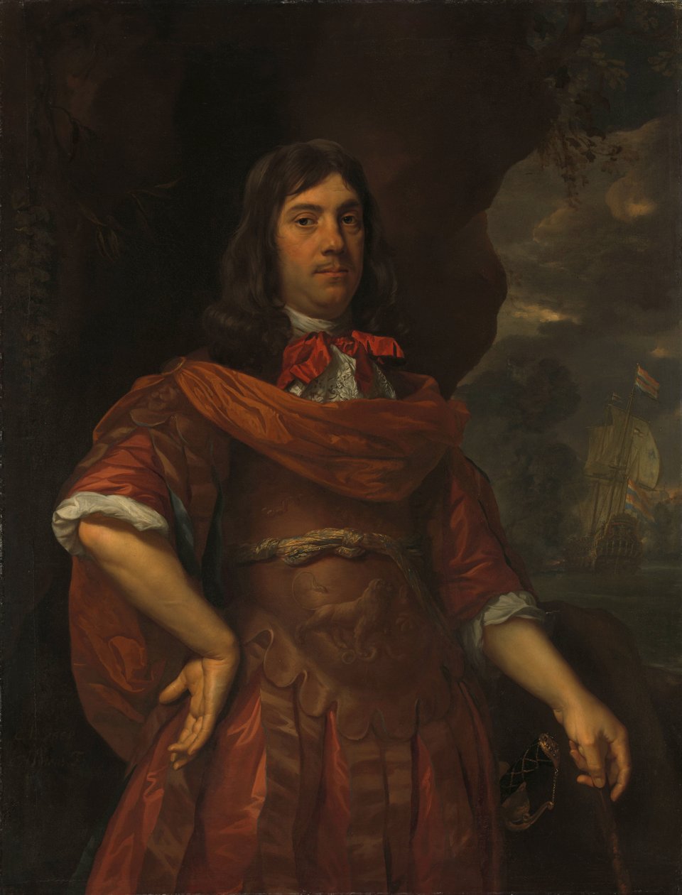 Cornelis Tromp (1629-91). Kenraaliluutnantti-amiraali tekijältä Jan Mijtens