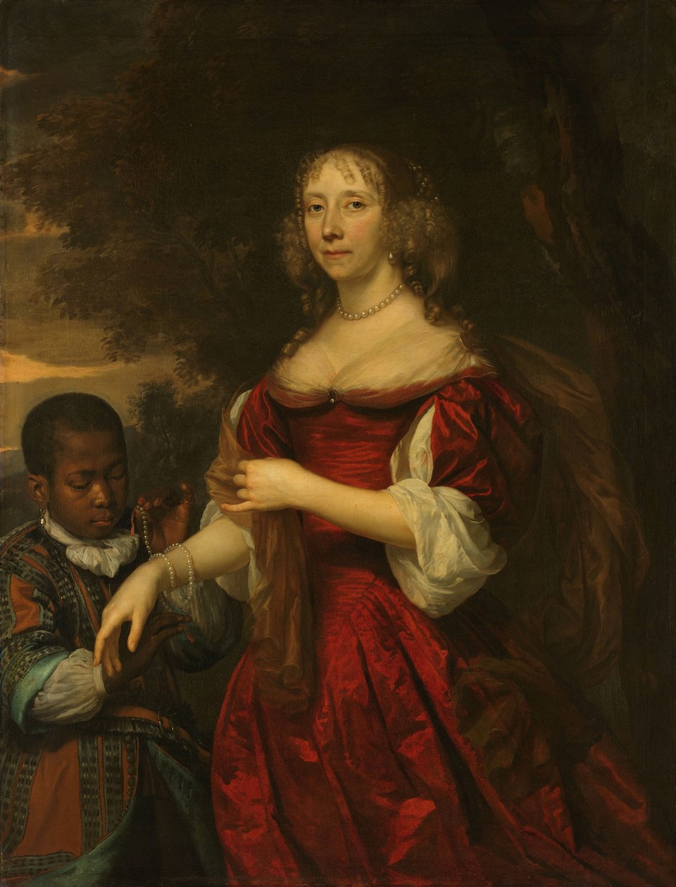 Margaretha van Raephorst (k. 1690). Cornelis Trompin vaimo tekijältä Jan Mijtens