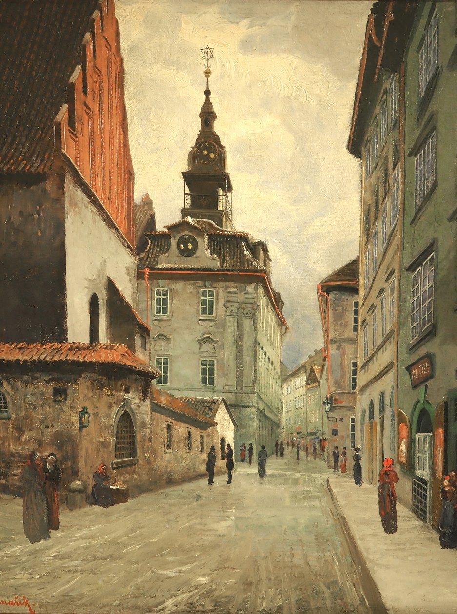 Vanha uusi synagoga ja juutalainen kaupungintalo, Praha tekijältä Jan Minarik