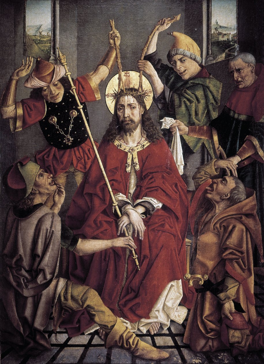 Ecce Homo. 1500-luvun ensimmäinen puolisko (öljy puulle) tekijältä Jan Mostaert