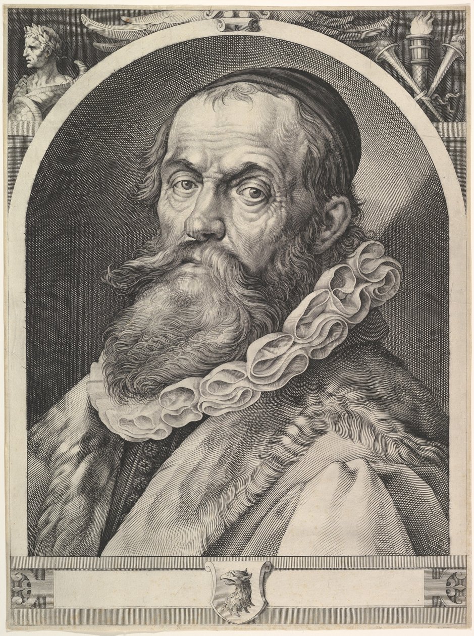 Hendrick Goltziuksen muotokuva, n. 1617. tekijältä Jan Muller