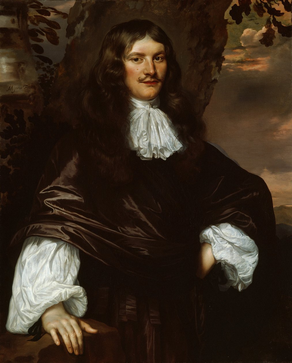 Miehen muotokuva, c. 166065. tekijältä Jan Mytens