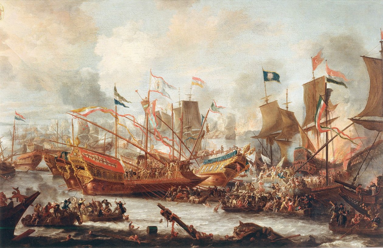 Lepanton taistelu, 1671. tekijältä Jan Peeters the Elder
