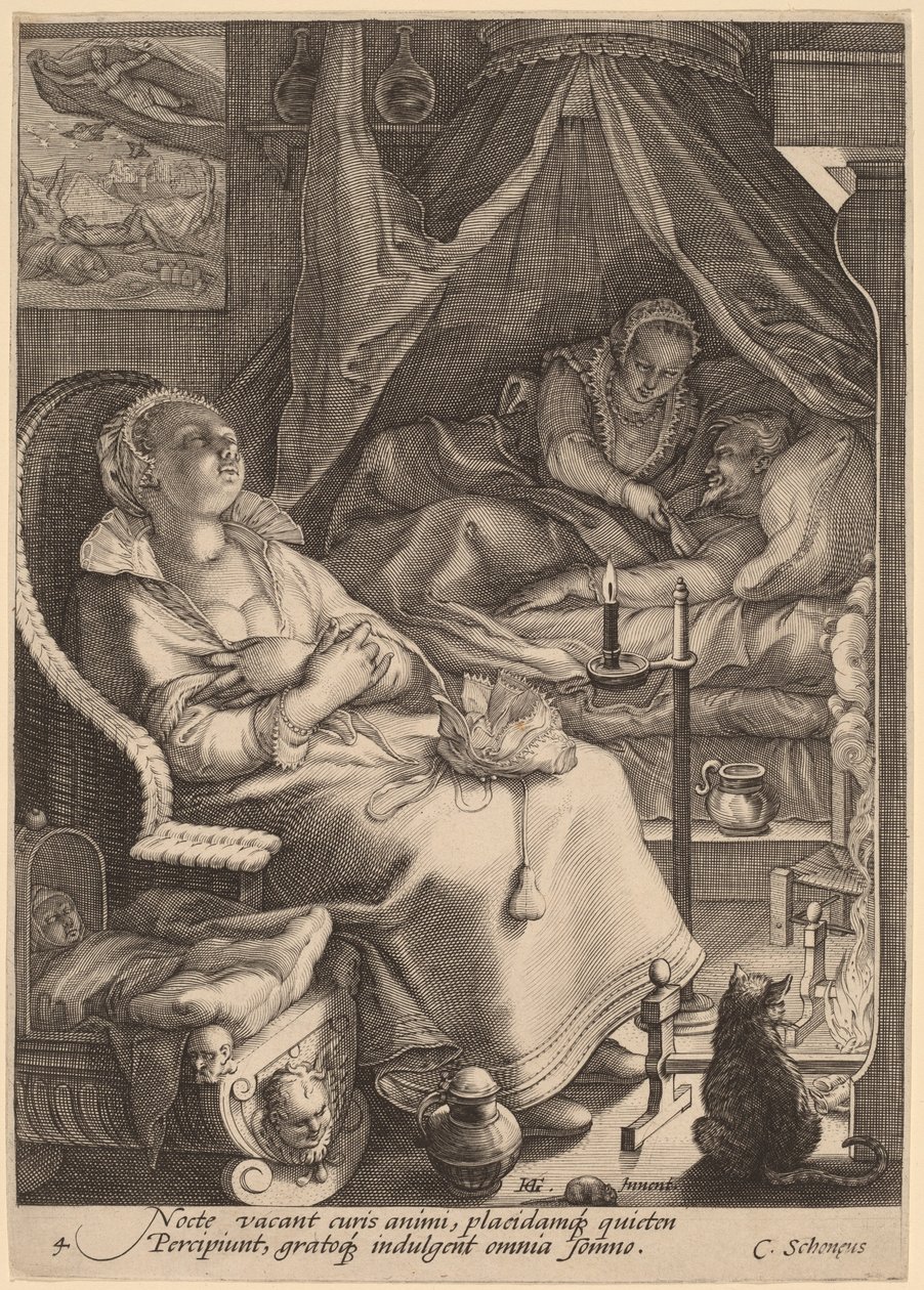 Yö tekijältä Jan Pietersz Saenredam, after Hendrik Goltzius