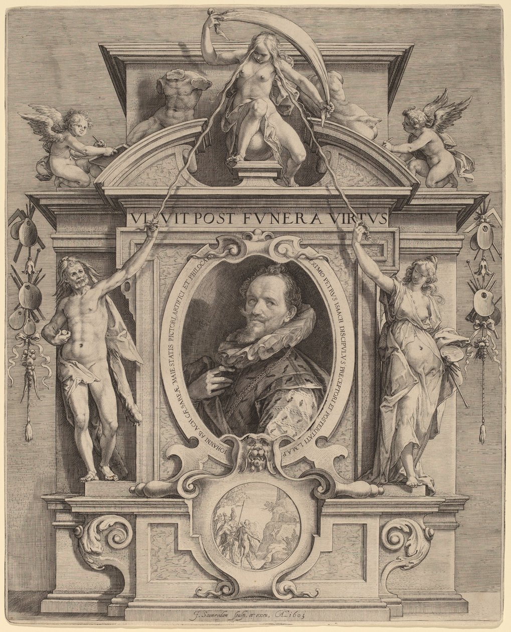 Hans van Aachen tekijältä Jan Pietersz Saenredam after Pieter Isaacz