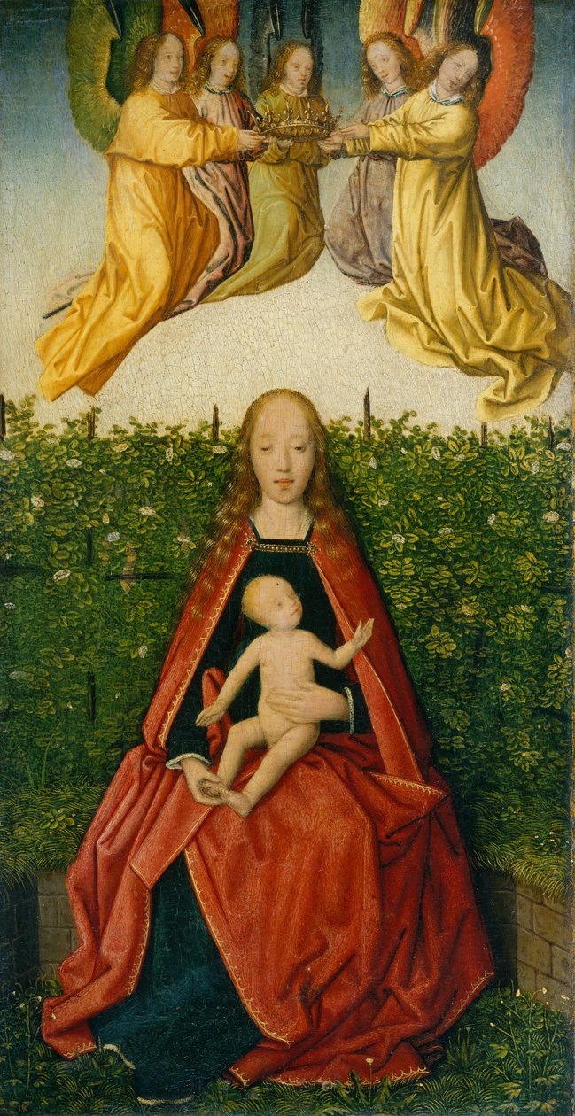 Neitsyt ja lapsi, n. 1495-1500. tekijältä Jan Provoost