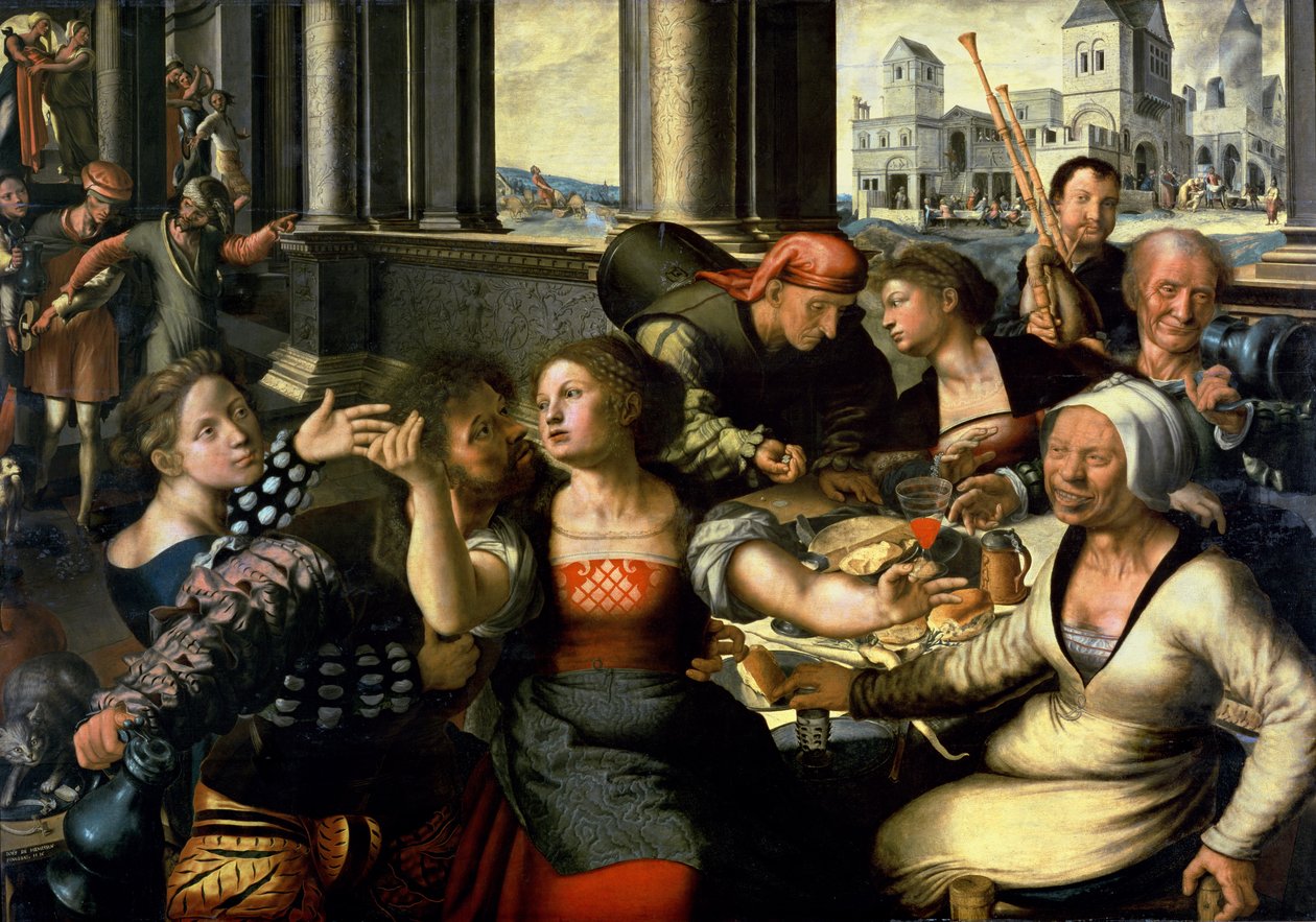 Tuhlaajapoika, 1536 tekijältä Jan Sanders van Hemessen