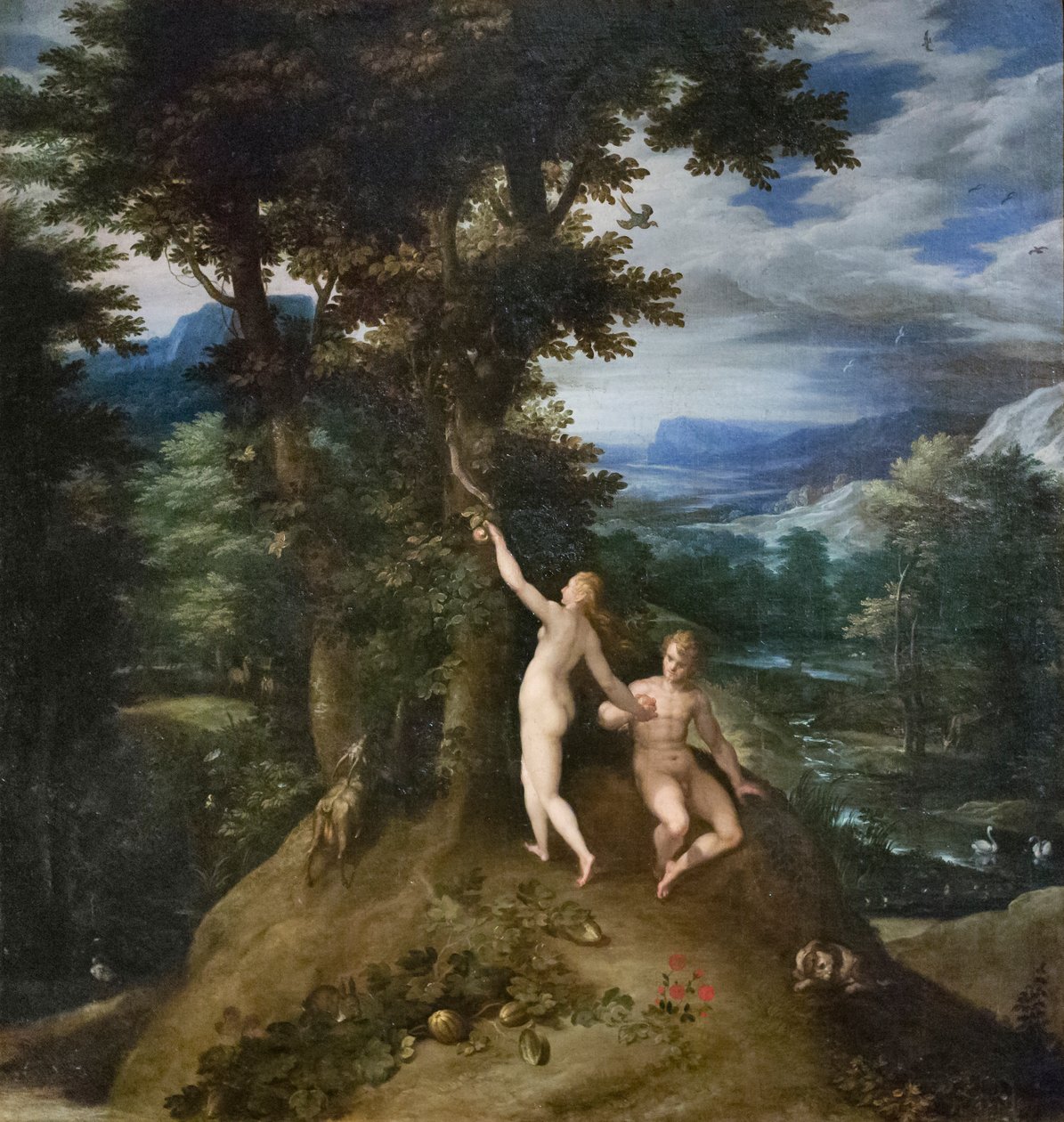 Perisynti, noin 1586-89 (öljy kankaalle) tekijältä Jan Soens