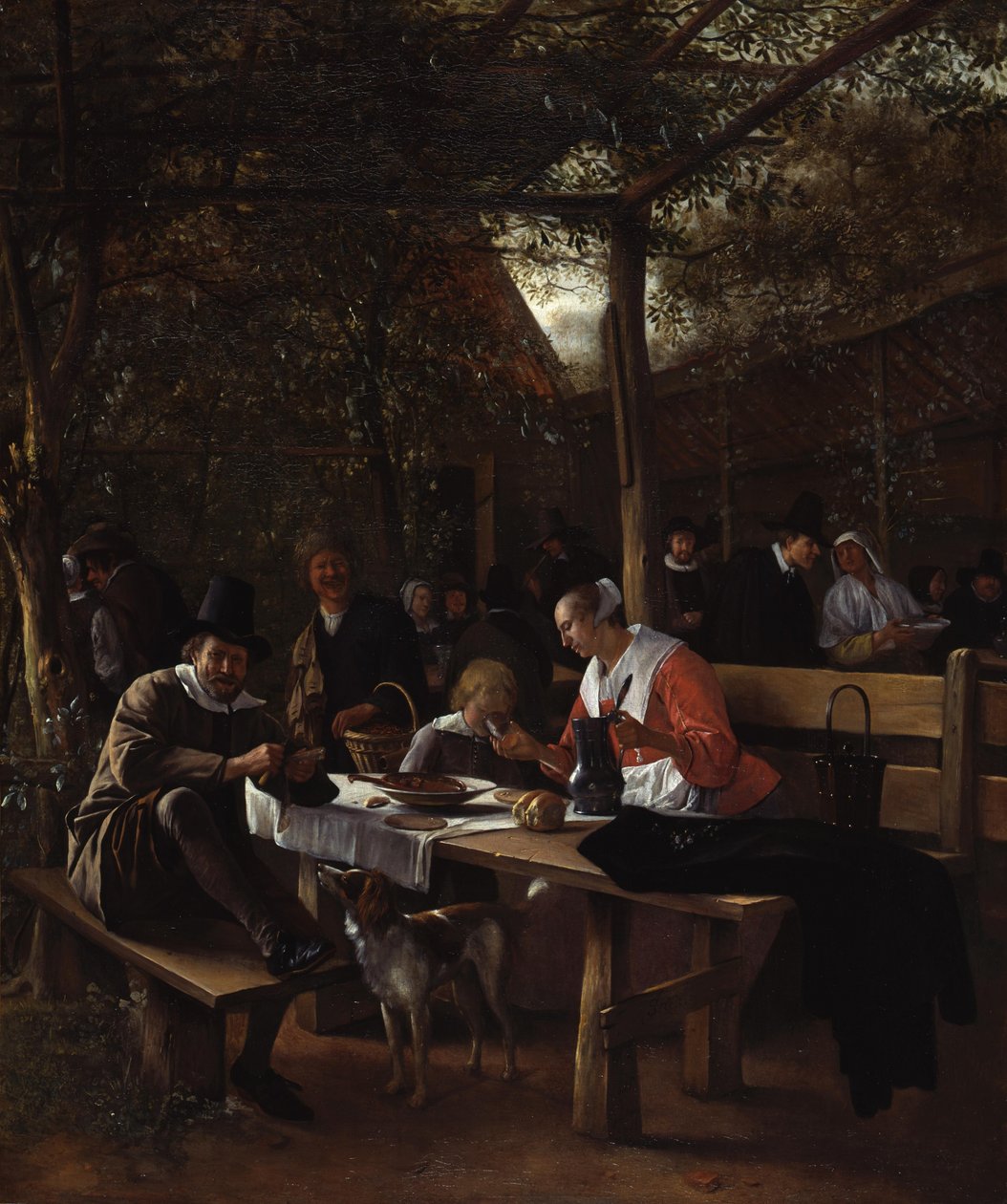 Majatalon puutarha tekijältä Jan Steen