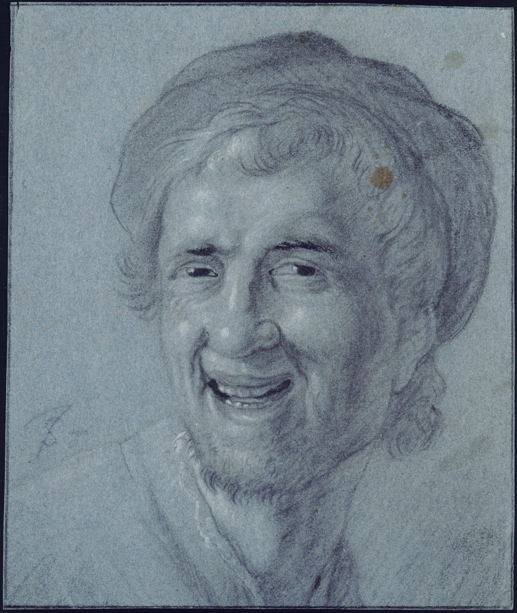 Naurava Rembrandt (kopio Rembrandtin varhaisesta omakuvasta F. Stoopin luona Byfleetissä) tekijältä Jan Steen