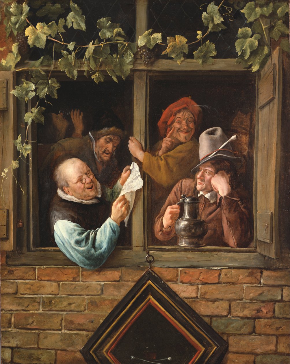 Retorikot ikkunan ääressä tekijältä Jan Steen