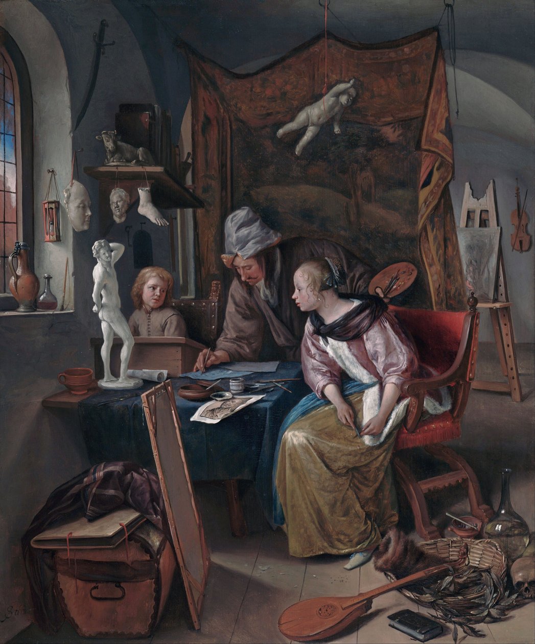 Piirustustunti tekijältä Jan Steen
