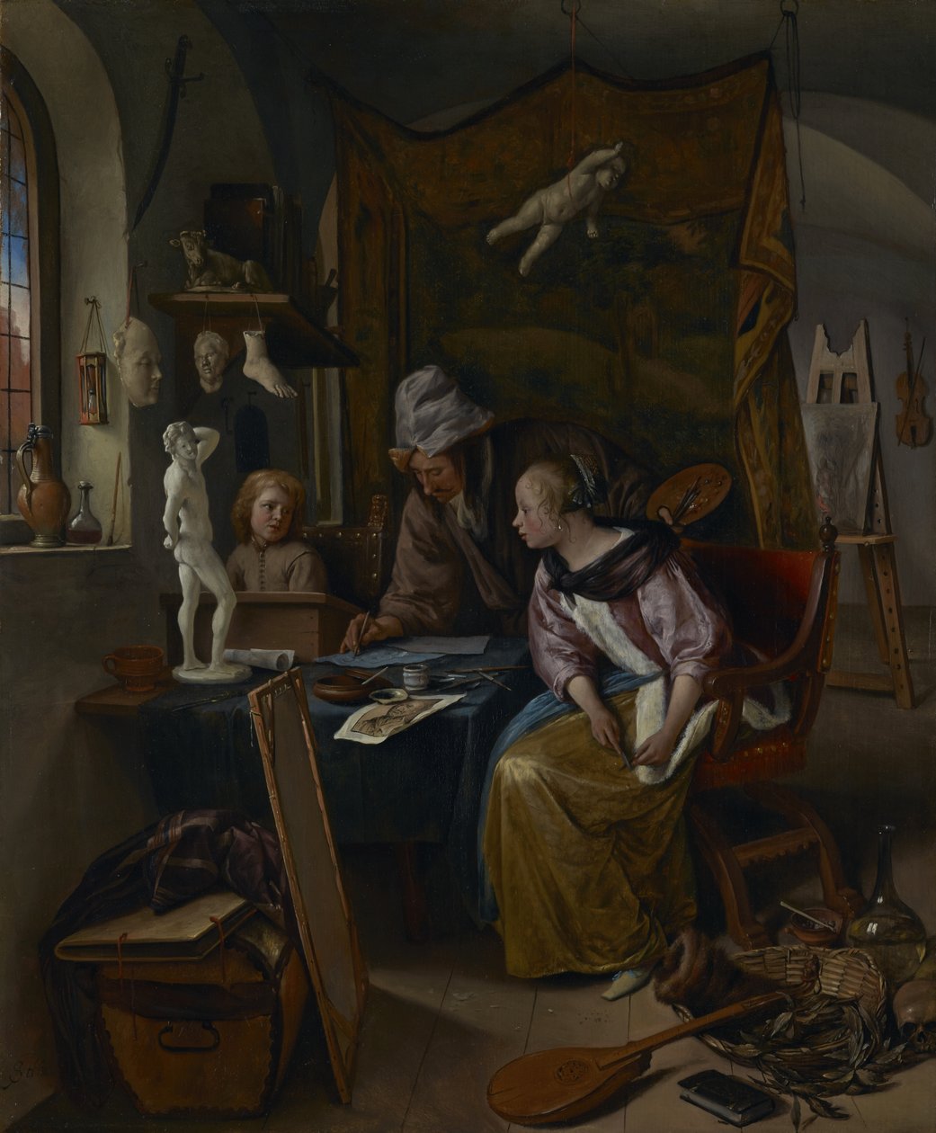 Piirustustunti tekijältä Jan Steen