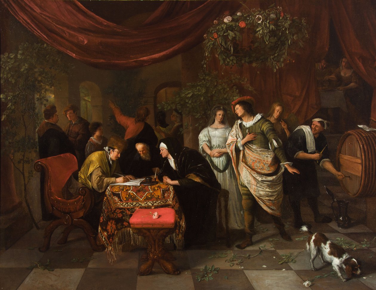 Tobiaksen ja Saaran avioliitto tekijältä Jan Steen