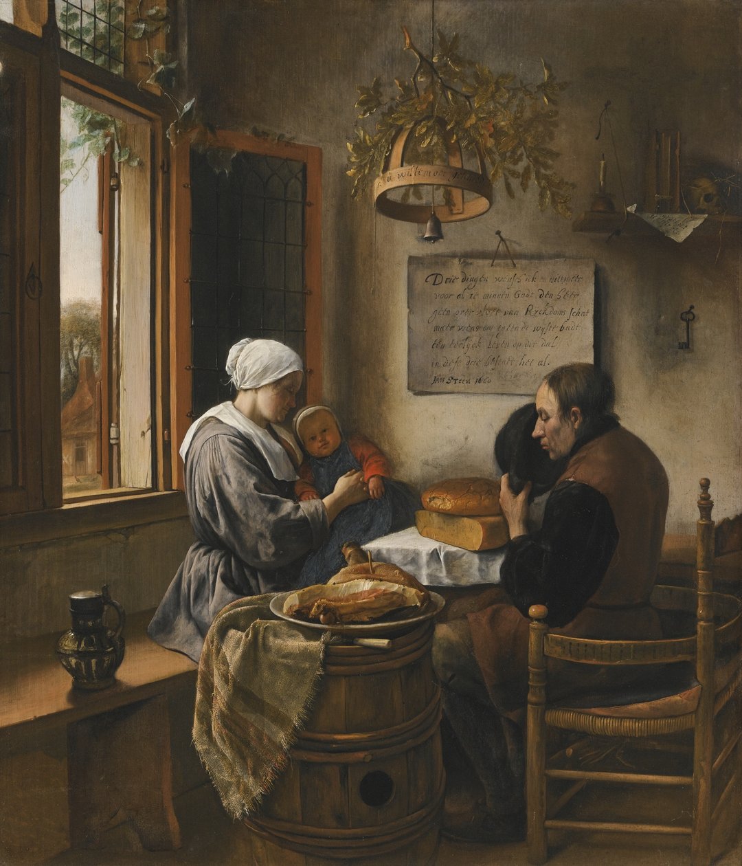 Rukous ennen ateriaa tekijältä Jan Steen