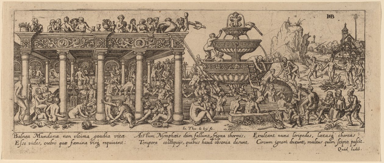 Nuoruudenlähde tekijältä Jan Theodor de Bry after Barthel Beham