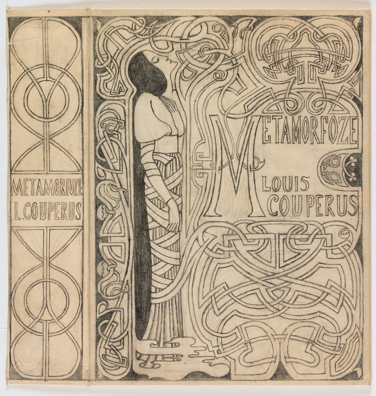 Bändin suunnittelu: Louis Couperus, Metamorfoze, 1897 tekijältä Jan Toorop