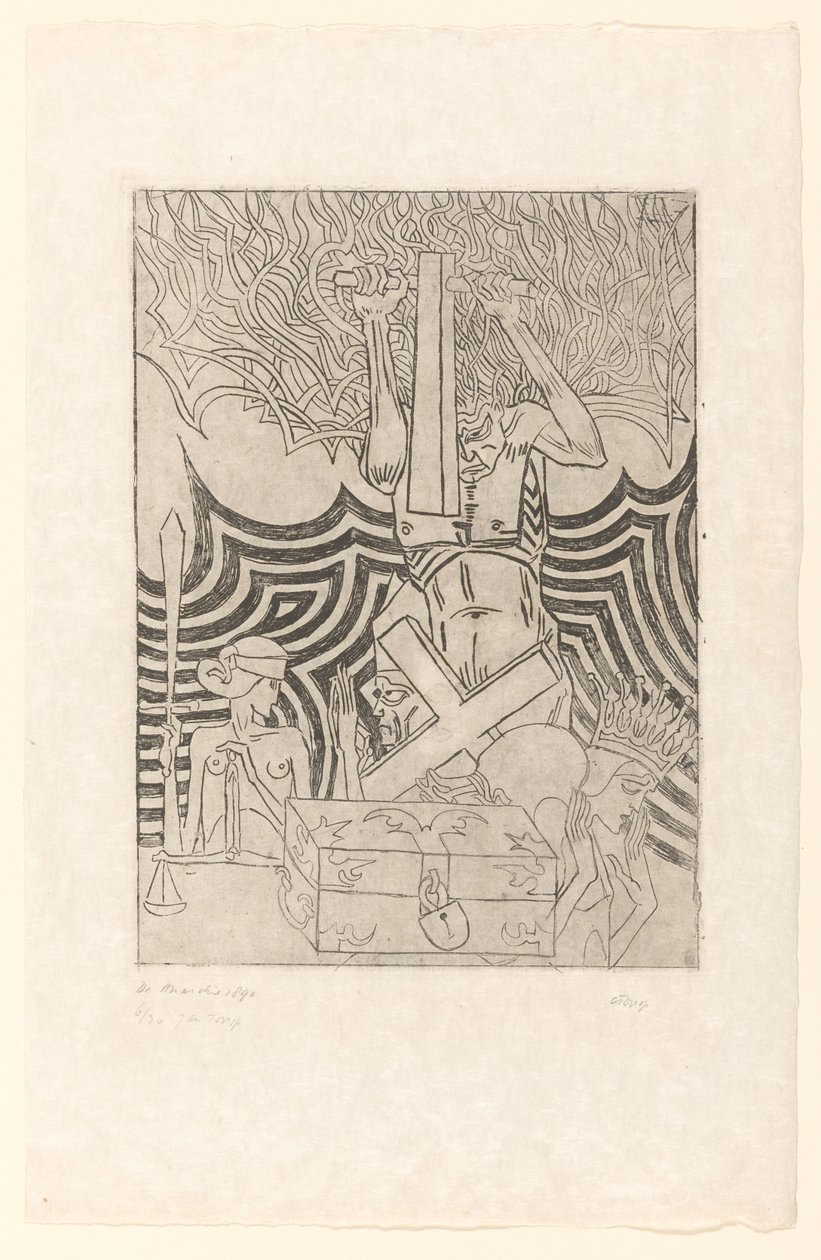 De Anarchie (alkuperäinen nimi esineessä) De Anarchist (alkuperäinen nimi) tekijältä Jan Toorop