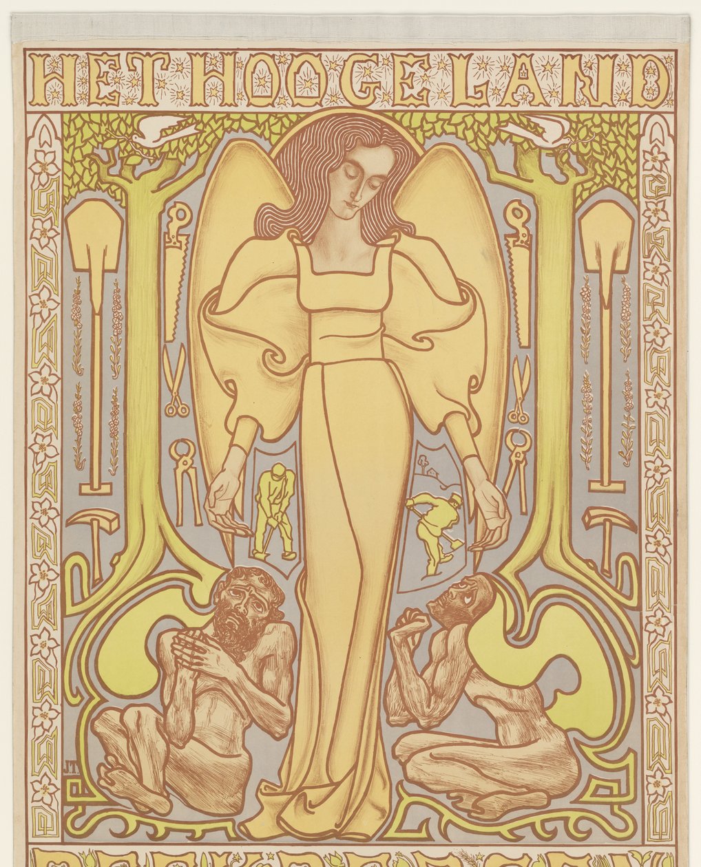 Korkea maa. Beekbergen (otsikko esineessä) tekijältä Jan Toorop
