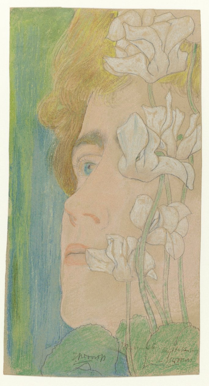 Magritte Margueriten muotokuva tekijältä Jan Toorop