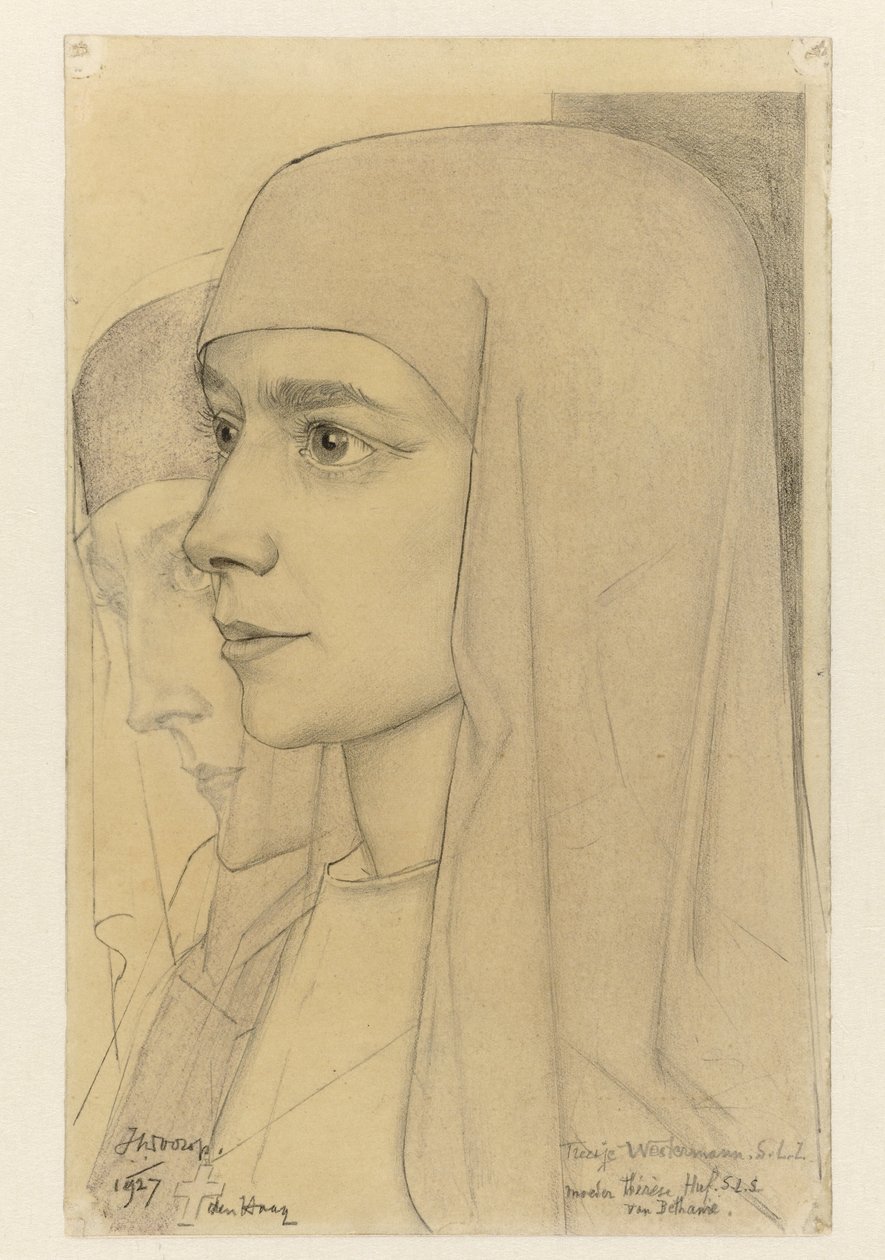 Retrat de Treesje Westermann, mare Thérèse Huf van Bethaniëfinnish tekijältä Jan Toorop