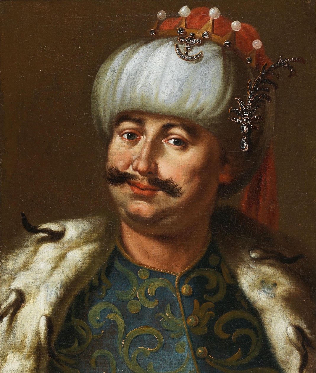 Puolan kuningas Johannes III Sobieski pukeutui ottomaanien sulttaaniksi. tekijältä Jan Tricius