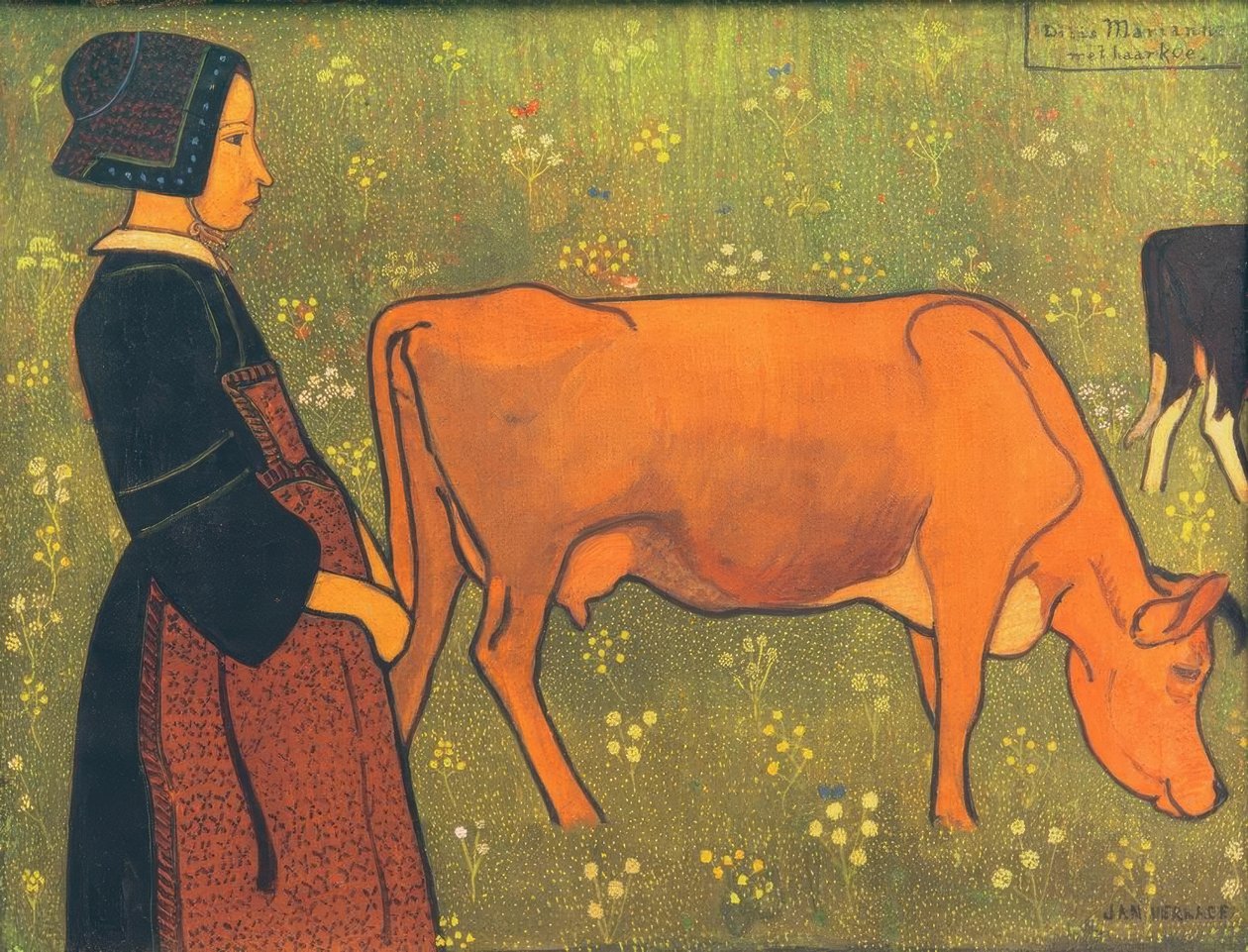 Marianne et sa vache tekijältä Jan Verkade