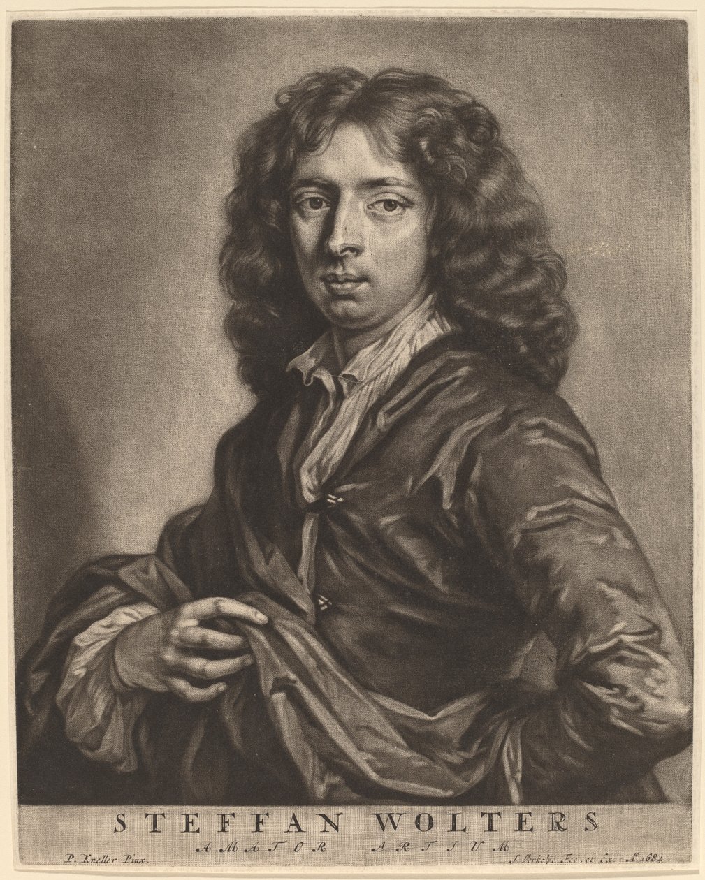 Steffan Wolters tekijältä Jan Verkolje I after Sir Godfrey Kneller