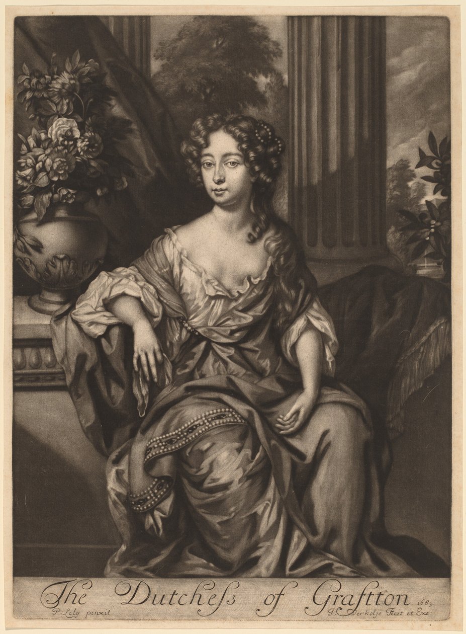 La duquessa de Graftonfinnish tekijältä Jan Verkolje I after Sir Peter Lely