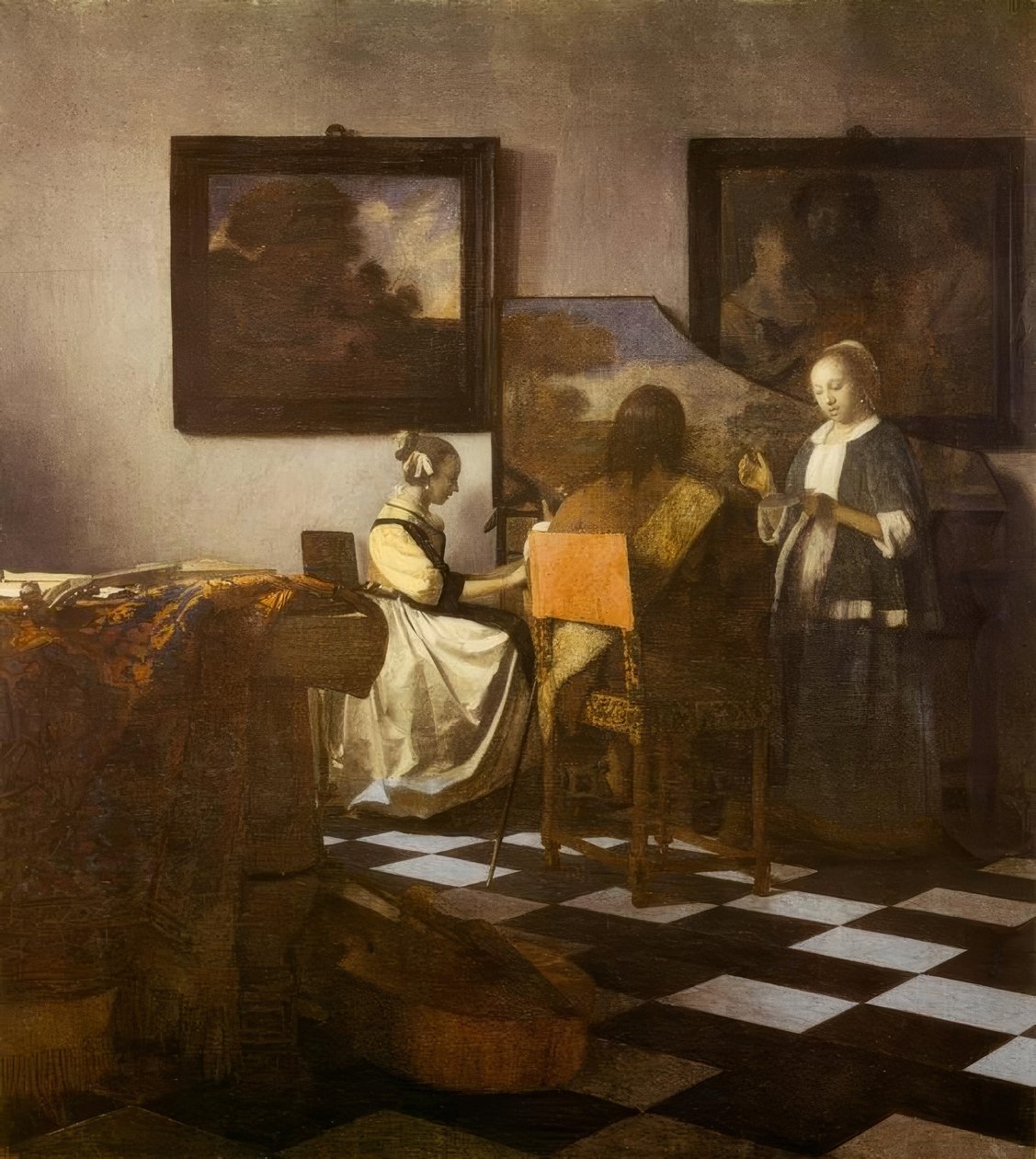 Das Konzert tekijältä Jan Vermeer van Delft