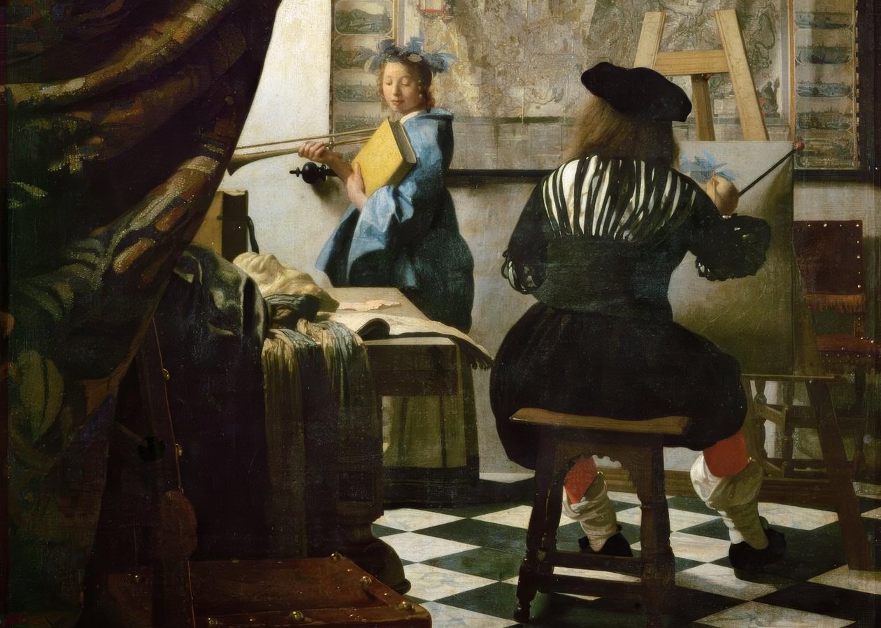 Maalauksen taito tekijältä Jan Vermeer van Delft