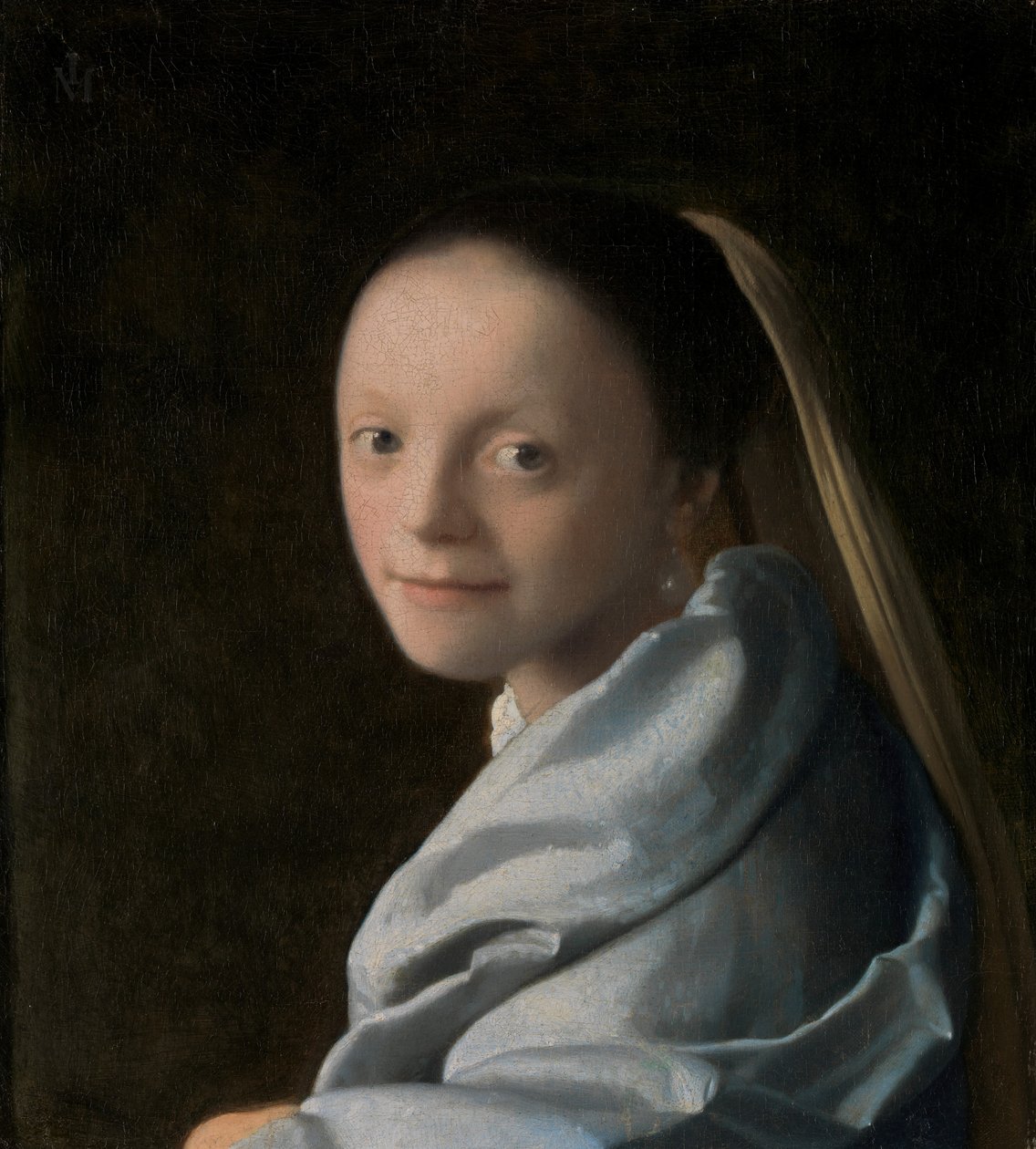Nuoren naisen tutkimus, n. 1665-67. tekijältä Jan Vermeer van Delft