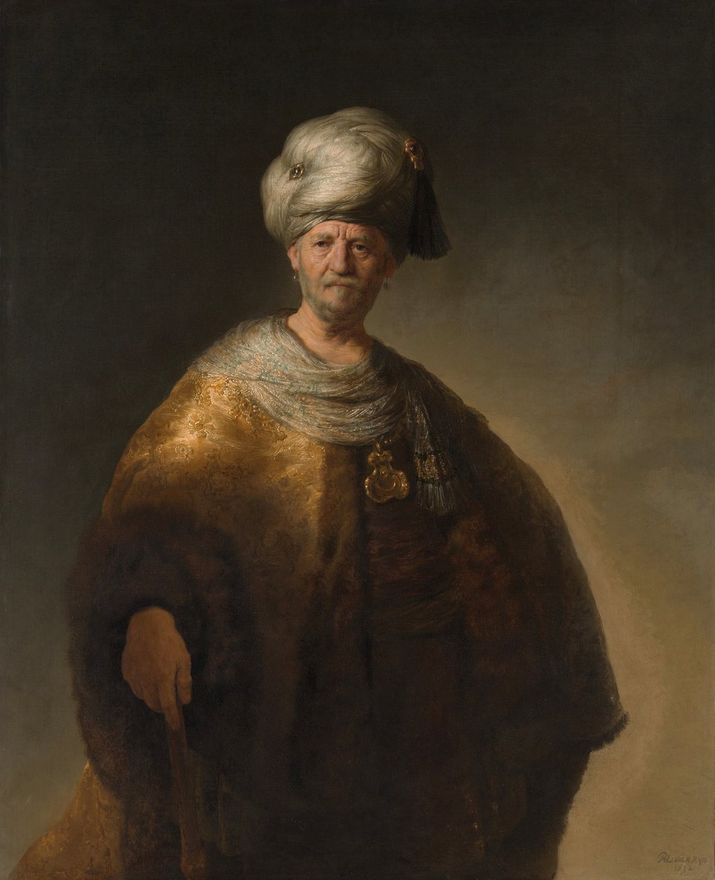Itämainen aatelinen tunnetaan myös nimellä Slaavilainen aatelinen - Rembrandt van Rijnin maalaus tekijältä Johannes Vermeer