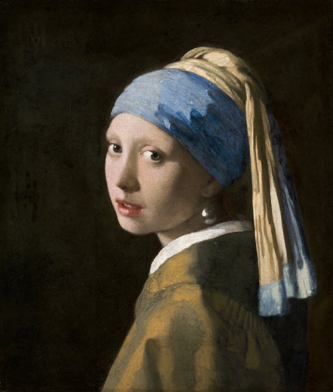 Tyttö helmikorvakorulla tekijältä Jan Vermeer van Delft