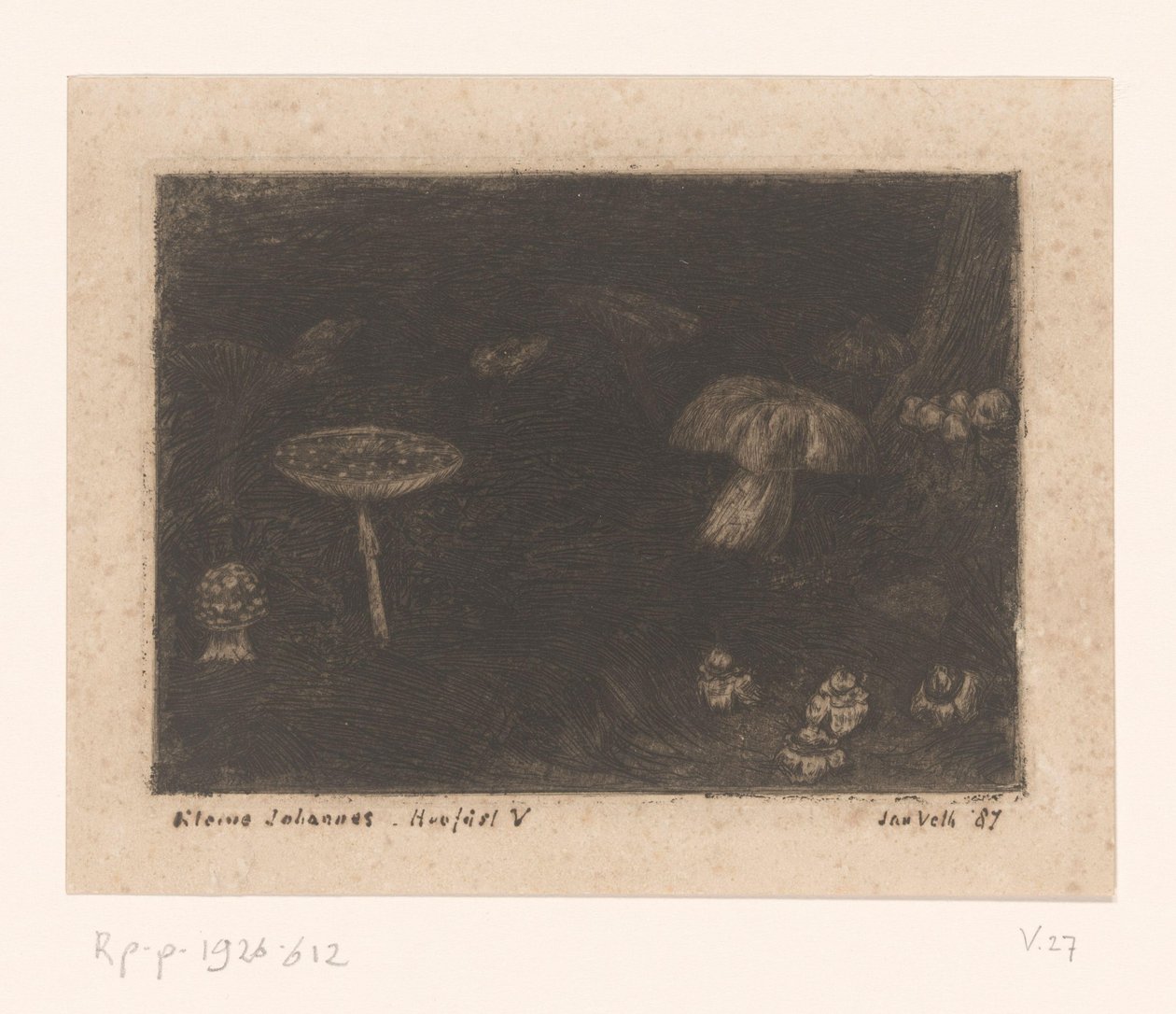 sieniä tekijältä Jan Veth (signed by artist)