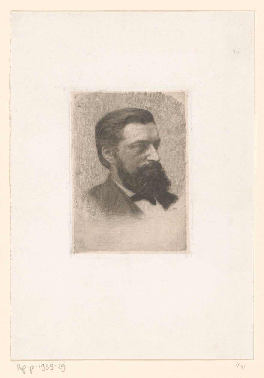 Thomas Theodorus Hendrikus Jorissenin muotokuva tekijältä Jan Veth