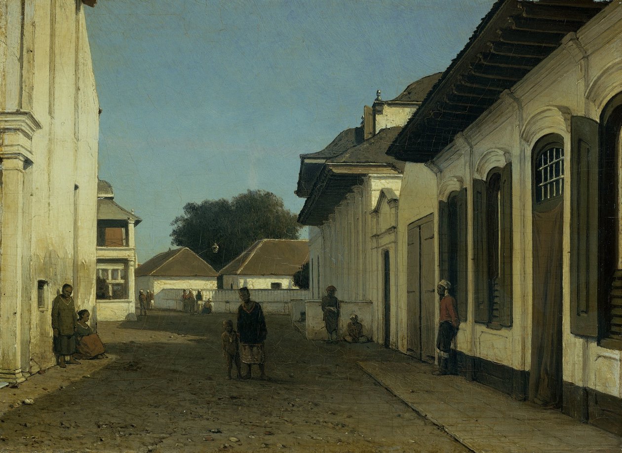 Katu Batavian vanhassa osassa tekijältä Jan Weissenbruch (attributed to)