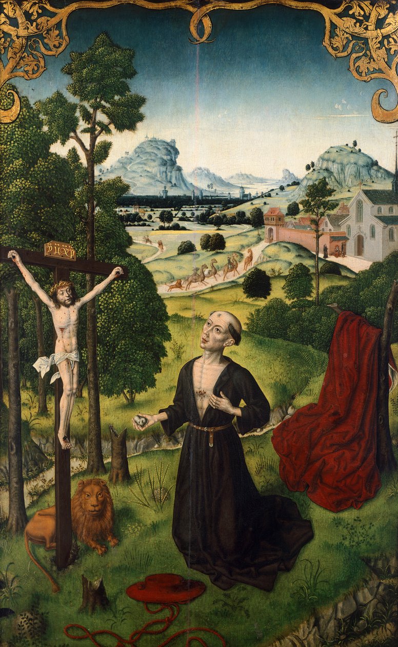 St Jerome, kirjoittanut Jan de Cock (toiminut ennen noin 1505-1527) tekijältä Jan Wellens de Cock