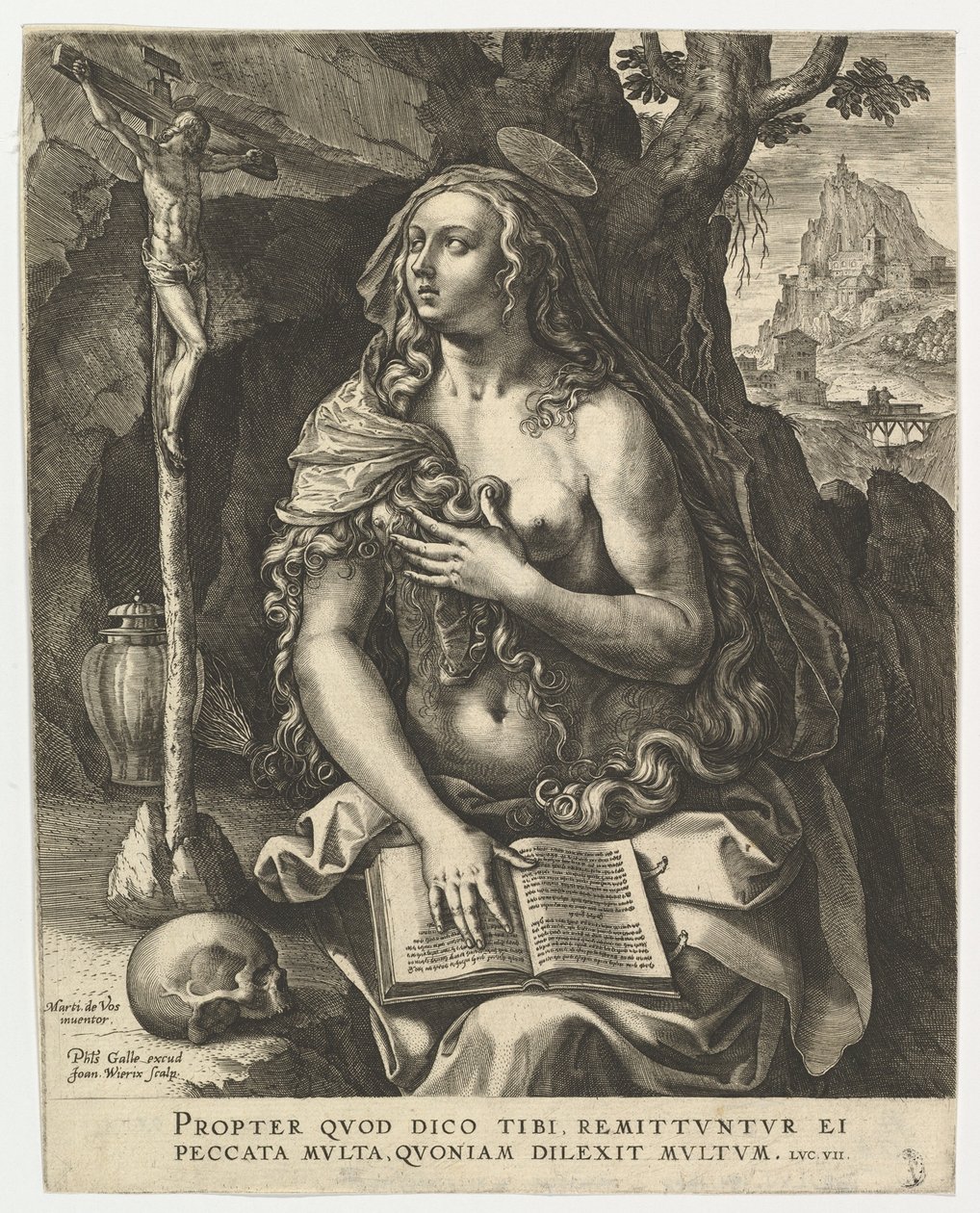 Maria Magdalen.n.d. tekijältä Jan Wierix