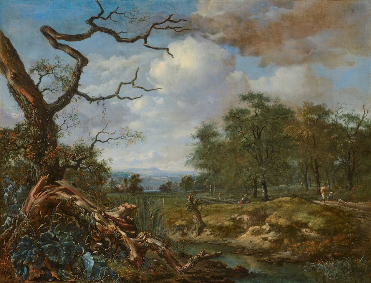 Maisema metsän laidalla tekijältä Jan Wijnants
