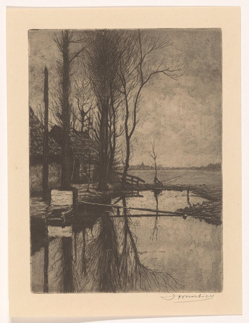Oja Nootdorpissa tekijältä Jan Willem Nortier (signed by artist)