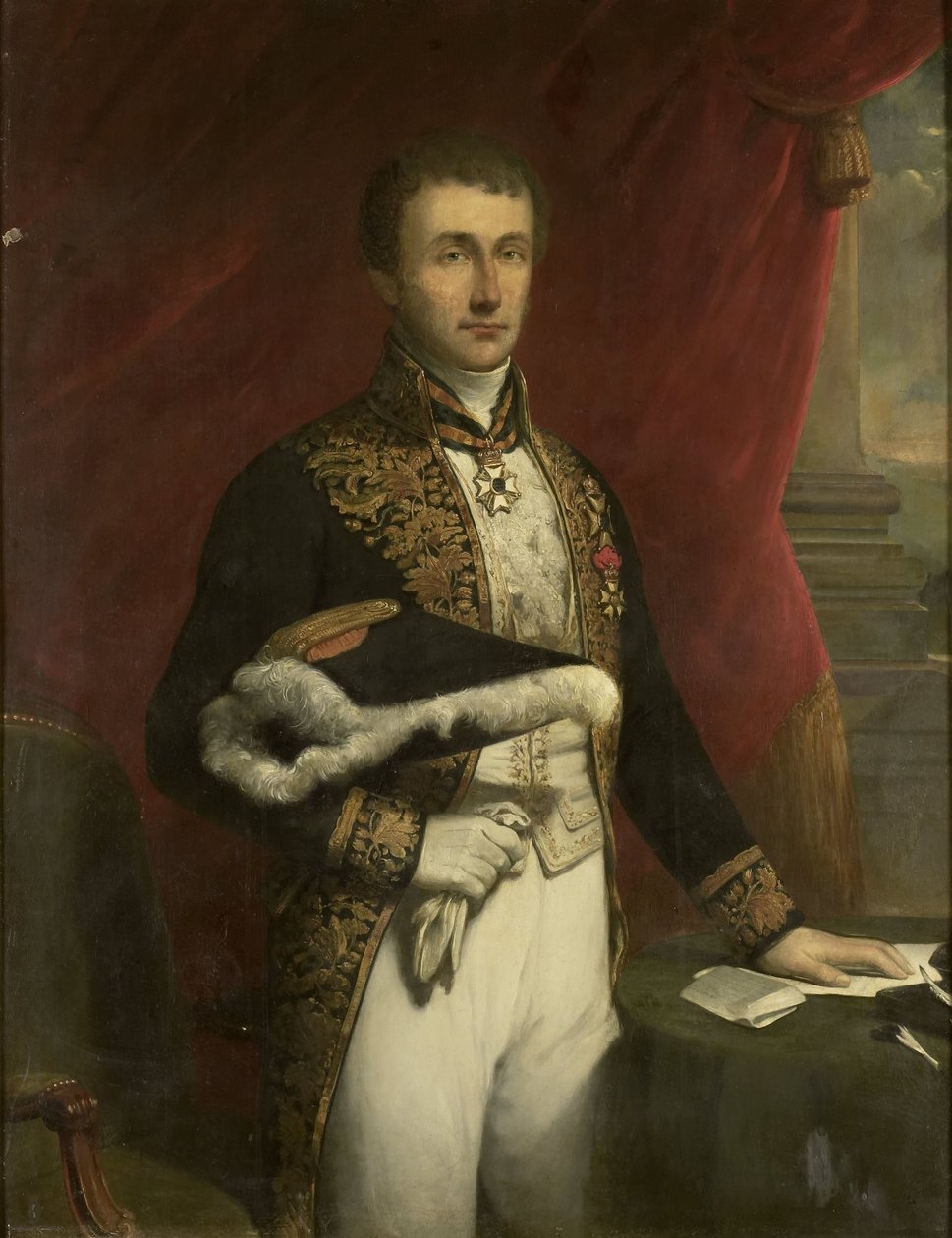 Pieter Merkus (1787-1844). Kenraalikuvernööri (1841-44) tekijältä Jan Willem Pieneman (copy after)