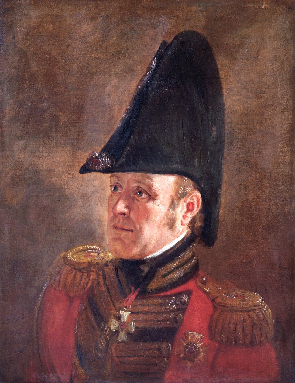Kenraali Sir George Cooke (öljy kankaalle) tekijältä Jan Willem Pieneman